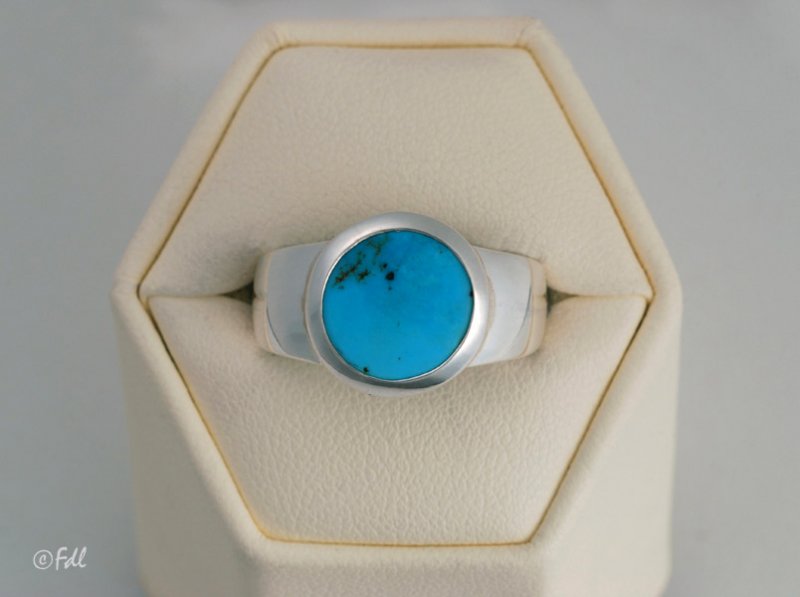 Bague avec turquoise